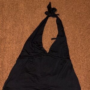 Brandy Melville Black Halter Top